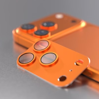 Etteri full camera lens guard for iPhone 17 Pro Max oranžs