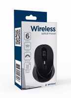 Gembird MUSW-6B-01 mouse Office Right-hand RF Wireless Optical 1600 DPI