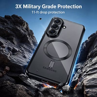 Tech-Protect MagFlex Maciņš for Samsung Galaxy S26 - caurspīdīgs melns