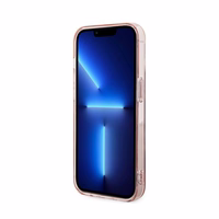 Karl Lagerfeld IML Choupette magnētiskais viedtālruņa apvalks iPhone 14 Pro Max - rozā