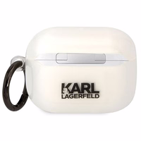 Karl Lagerfeld KLAPHNCHTCT Airpods Pro apvalks caurspīdīgs Ikonik Choupette