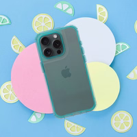 MATRIX CLEAR viedtālruņa apvalks IPHONE 14 Pro mentola zaļš