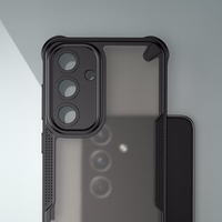 Defender Matēts maciņš for Samsung Galaxy S24 FE melns