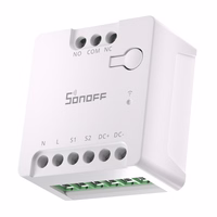 SONOFF MINI-D viedais WiFi Matter slēdzis (AC/DC 12-48V, sausais kontakts)