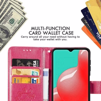 Korpuss Flower Book Samsung A346 A34 5G rose-red