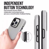 Vmax Trīsstūra korpuss priekš Samsung Galaxy A15 4G / A15 5G sudraba krāsā