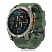 Tech-Protect silikona siksniņa Garmin Fenix 5S / 5S PLUS / 6S / 6S Pro / 7S / 8 (43MM) - zaļš