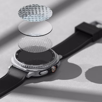 Ringke rūdītā stikla Pro 2 daļu komplekts Samsung Galaxy Watch 8 46mm - caurspīdīgs