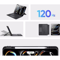 DUX DUCIS planšetdatora apvalks DK salokāms ar bezvadu tastatūru skirtas iPad Pro 13 (2024) - melns (m)