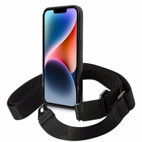 Karl Lagerfeld KLHCP14XSTSTP iPhone 14 Pro Max 6.7 "cietais apvalks rozā / rozā Krāsu Svītras Siksna