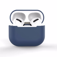 AirPods vāciņš silikona mīksts ausu vāciņš zils (C)