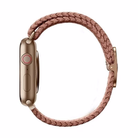UNIQ siksniņa Aspen Apple Watch 44/42/45 mm Series 1/2/3/4/5/6/7/8/9/SE/SE2 pīts rozā/grapefruit rozā