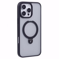 Maciņš X-Level "Pithy Stone II" Apple iPhone 16 Pro Max melns