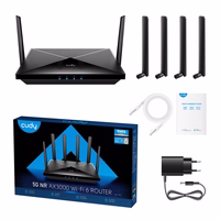 Cudy P5 wireless router Gigabit Ethernet Dual-band (2.4 GHz / 5 GHz) 5G melns