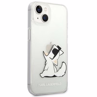 Karl Lagerfeld KLHCP14MCFNRC iPhone 14 Plus 6.7 "cietais apvalks caurspīdīgs/caurspīdīgs Choupette Jautrības
