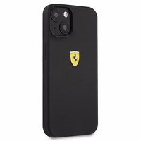 Ferrari FESSIHCP13SBK iPhone 13 mini 5.4" melns/melns cietais viedtālruņa apvalks silikona