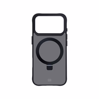 3mk Smoke magnētiskais viedtālruņa apvalks ar statīvu iPhone 17 Pro Max - melns