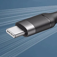 VEGER kabelis Type C uz Type C PD 5A 100W CC02 1,5 m melns