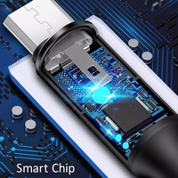 USAMS pīts kabelis U5 2A micro USBsarkans 1,2m SJ224USB02 (US-SJ224)