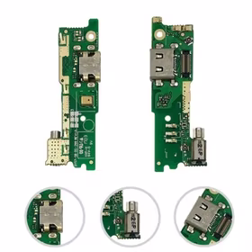 Charging Port Saderīgs ar Sony Xperia XA1 G3121 Ar Flex / Plata