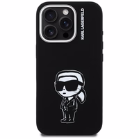 Karl Lagerfeld Silikona Karl Sketch MagSafe Maciņš for iPhone 16 Pro Max - melns