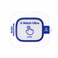 5D Mr. Monkey Aizsargstikls - Apple Watch Ultra / Ultra 2 / Ultra 3 melns (Strong HD)