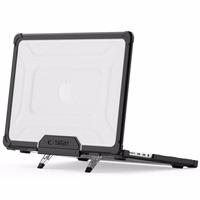 Tech-Protect SmartShell Pro macins priekš Macbook Pro 14 M1 / M2 / M3 / M4 / M5 2021-2025 - Melns un caurspidigs