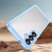 Kosmosa viedtālruņa apvalks Samsung Galaxy A36 ar elastīgu rāmi - zils