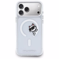Karl Lagerfeld IML Peekaboo MagSafe Maciņš for iPhone 17 Pro Max - Clear