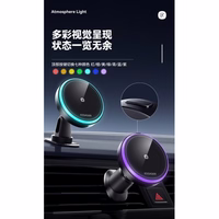 Automašīnas turētājs Essager "T1" melns (Magsafe 15W) (magnētisks / līmējošs paliktnis)