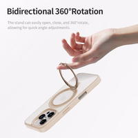 Rock Rotating Stand Soft Touch Series Magnētiskais Iphone 16 Pro Max zelta