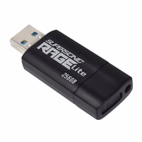 Flashdrive PATRIOT Rage Lite 512GB 120 MB/S USB 3.2 retractable melns (PEF512GRLB32U)