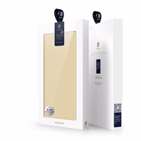 Dux Ducis Skin Pro viedtālruņa apvalks Xiaomi Redmi Note 12 Flip karšu maciņš statīvs zelta