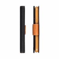 CANVAS grāmatas apvalks IPHONE 16 Plus melns