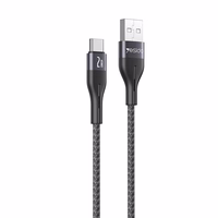 YESIDO KABELIS CA121 18W USB/TYPE-C 1M 2A melns
