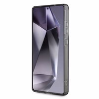 Karl Lagerfeld pogu Choupette Head izdrukātais logotips Magnētiskais viedtālruņa apvalks Samsung Galaxy S25 Ultra melns