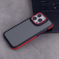 Crystal melns maciņš for Samsung Galaxy S25 Plus sarkans