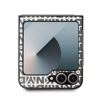 DKNY Viedtālruņa apvalks Samsung Galaxy Z Flip6 ar apakšējā joslu dizainu – brūns