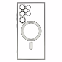 Viedtālruņa apvalks Magnētiskais sudrabains Samsung Galaxy S24