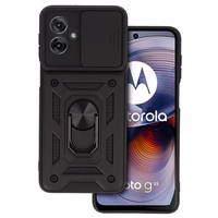 Slide Camera Armor viedtālruņa apvalks Motorola Moto G55 5G melns