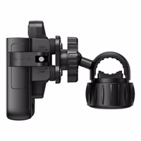 Baseus GoTrip sērijas velosipēda telefona turētājs klasteris melns