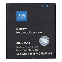 Portatīvais lādētājs Samsung Core Prime G3606 G3608 G3609 2800 mAh Blue Star Premium