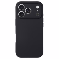 Silikona Lite viedtālruņa apvalks Iphone 17 Pro Max melns