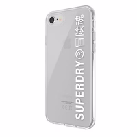 SuperDry Snap iPhone 6/6s/7/8/SE 2020 / SE 2022 Caurspīdīgs maciņš balts 41573