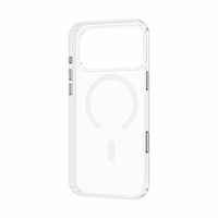 Benks magnētiskais caurspīdīgs viedtālruņa apvalks Iphone 17 Pro Max (ar kameras vadības pogu)