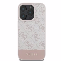 Guess 4G apakšējā josla viedtālruņa apvalks iPhone 16 Pro Max (m) - rozā