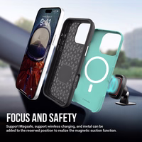 Perfectionists Trīsstūra magiju futrālis iPhone Air zaļš