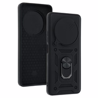Slide Camera Armor viedtālruņa apvalks Xiaomi Redmi A4 melns