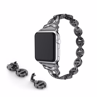 Apple Watch siksnas cilpa (f) 42/44/45 dizains 3 - melna (f)