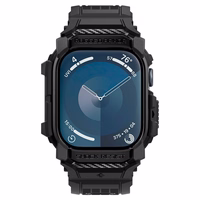 Spigen Rugged Armor Pro siksniņa viedtālruņa apvalks Apple Watch 10 (42mm) - melns